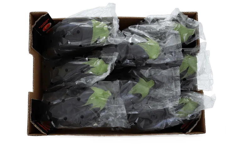 Berenjena: caja Healthy Taste, vista cenital