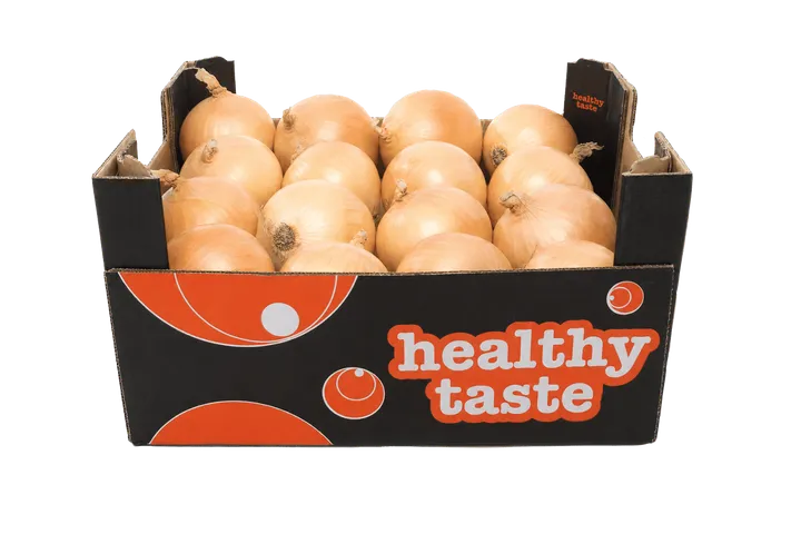 Cebolla: caja Healthy Taste, vista frontal