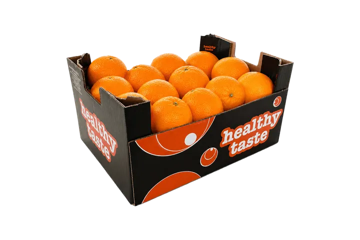 Naranja: caja Healthy Taste, vista lateral