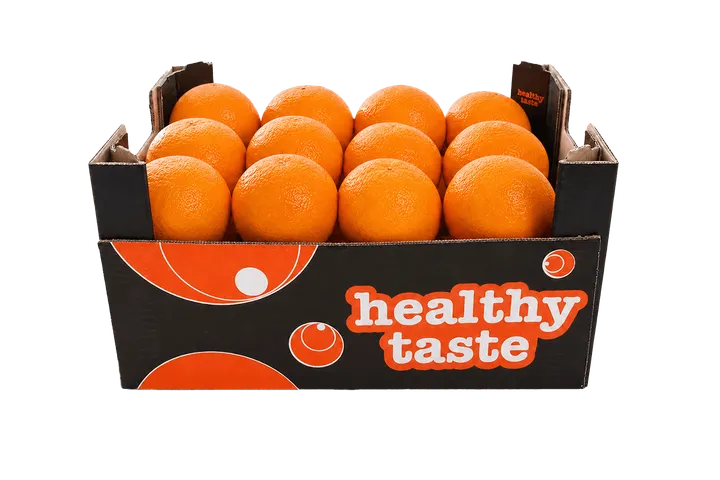 Naranja: caja Healthy Taste, vista frontal