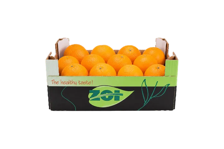 Naranja: caja ZOI, vista frontal