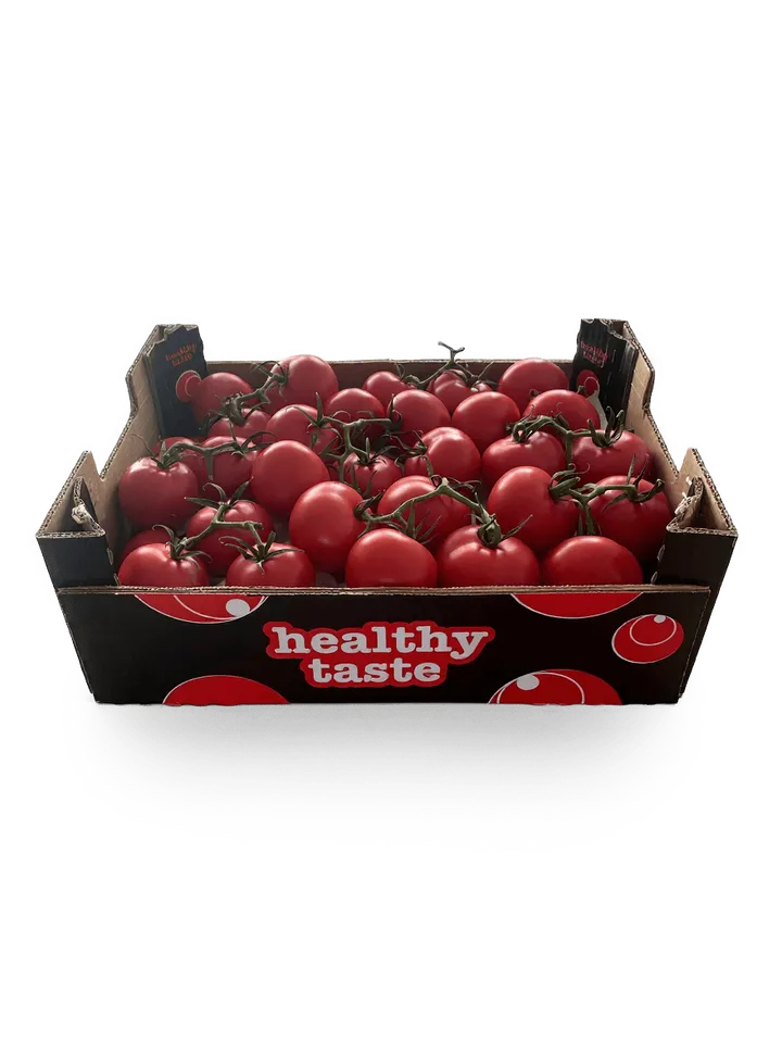 Tomate Rama: caja Healthy Taste, vista lateral