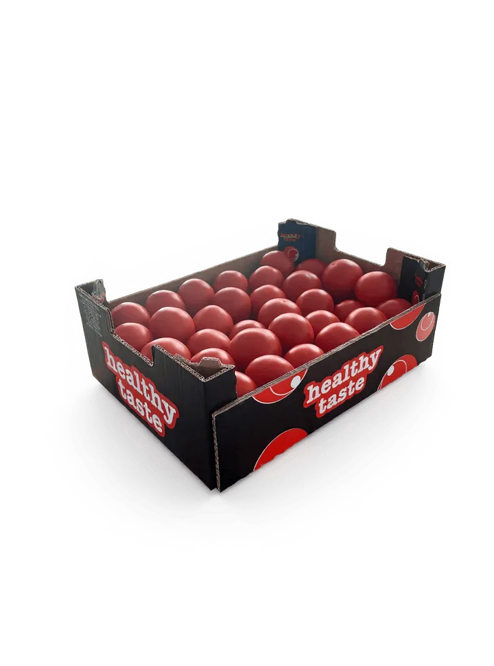 Tomate Suelto: caja Healthy Taste, vista lateral